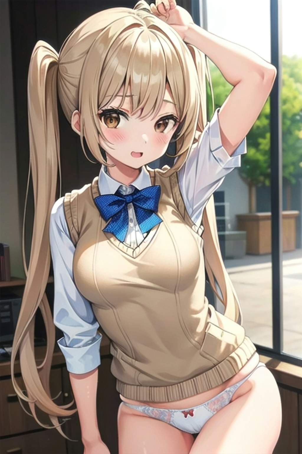 School twintails girl