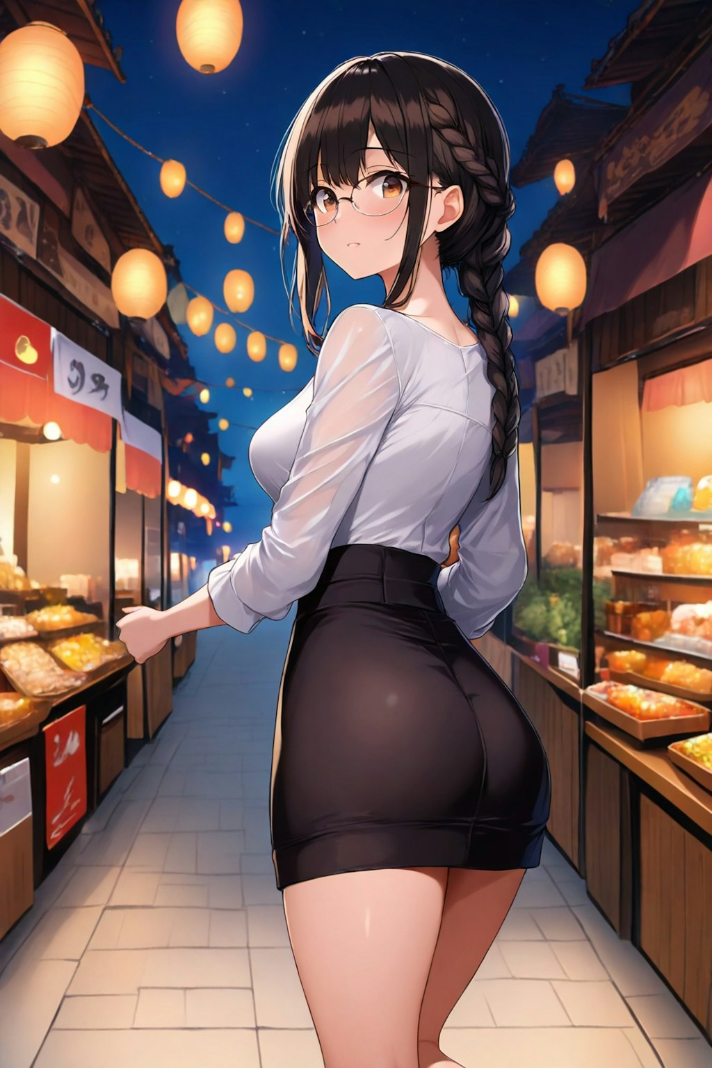 夜市の長居さん