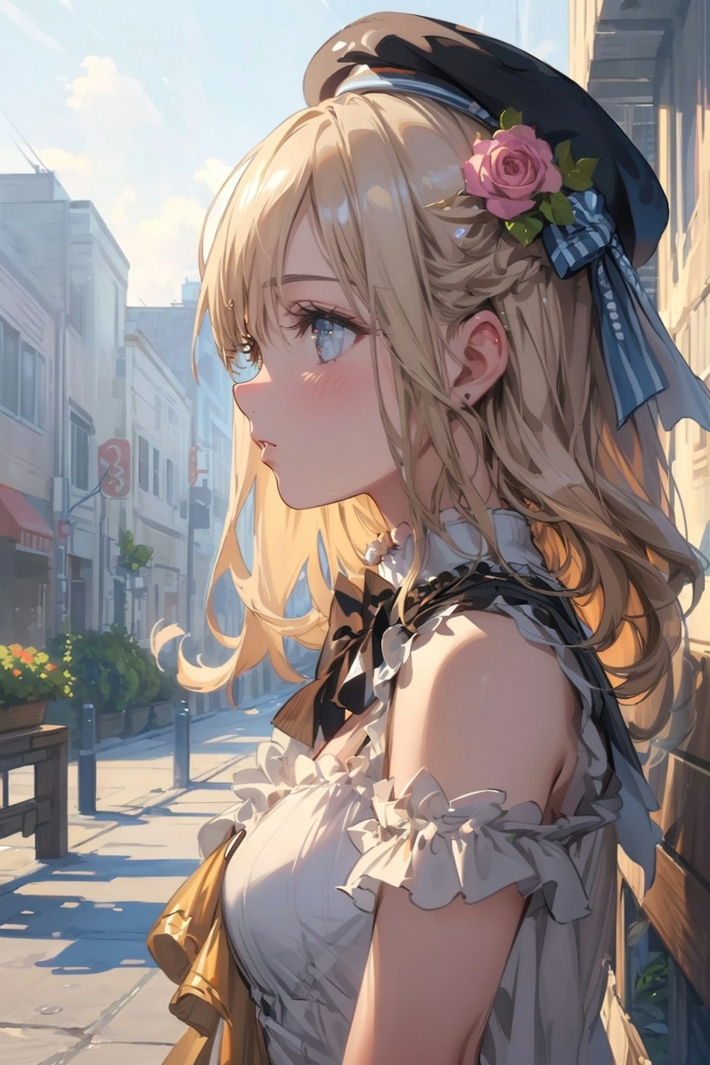 横顔