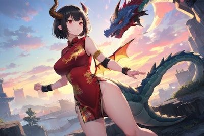 中華ドラゴン娘
