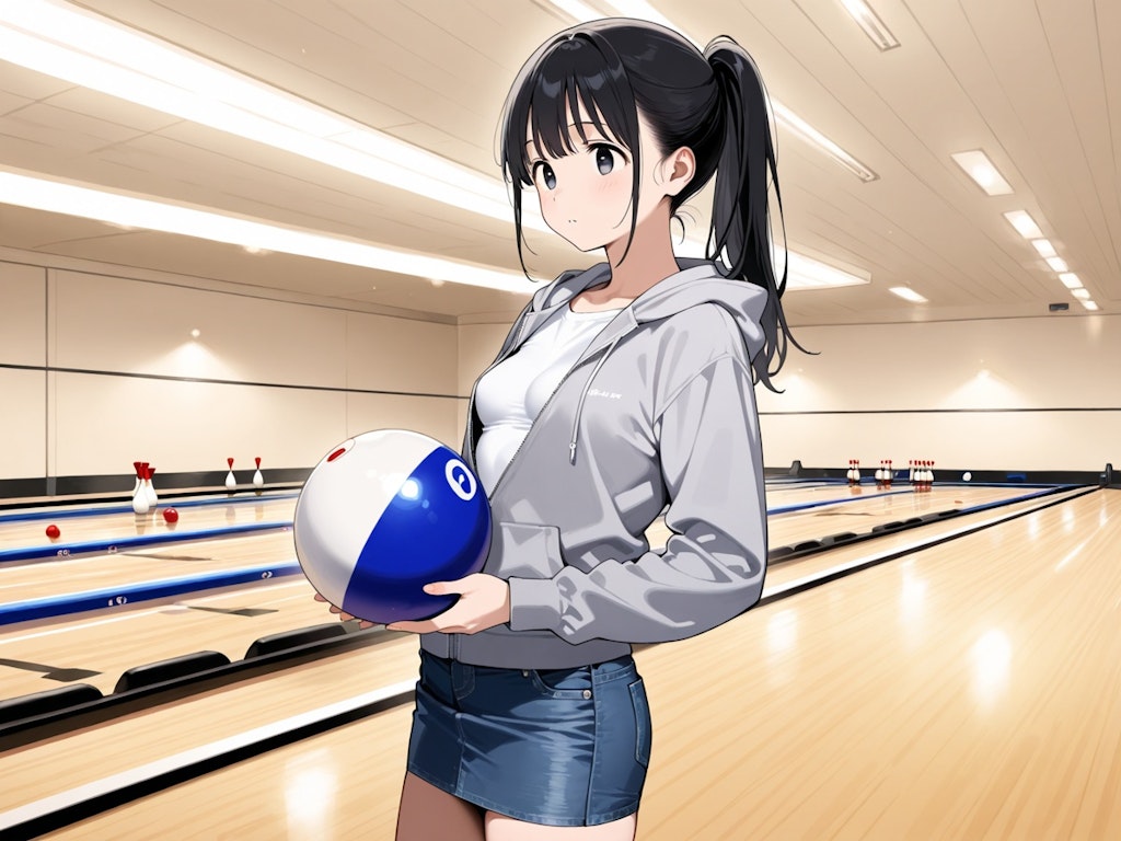 ボーリング場チャレンジ