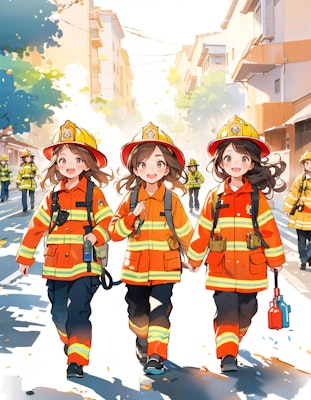 小さな消防士♪