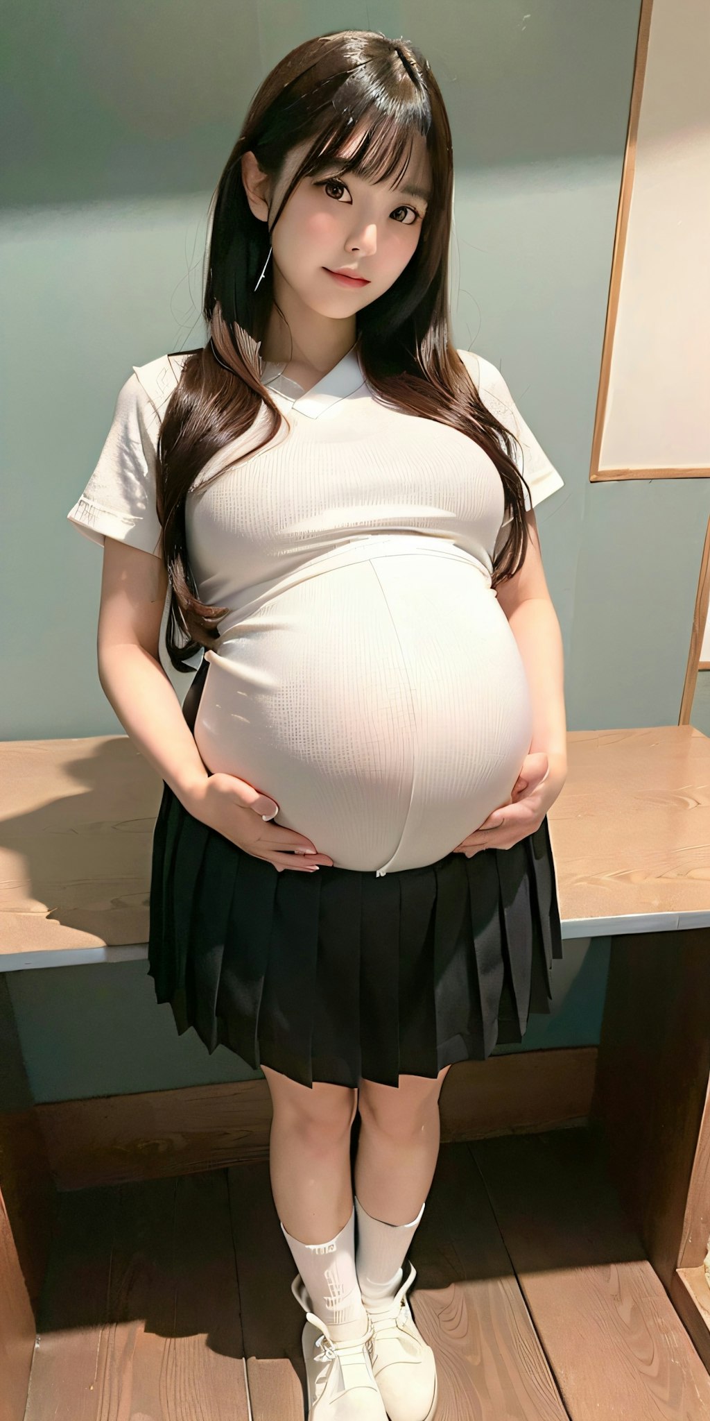 今日の若ママ妊婦