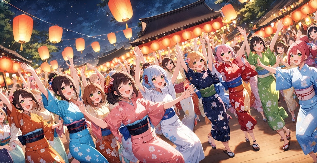 🎶夏祭り　盆踊り