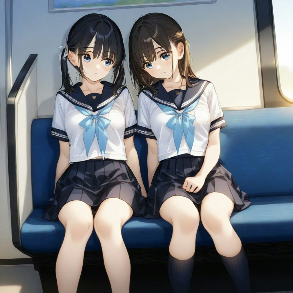電車に乗って