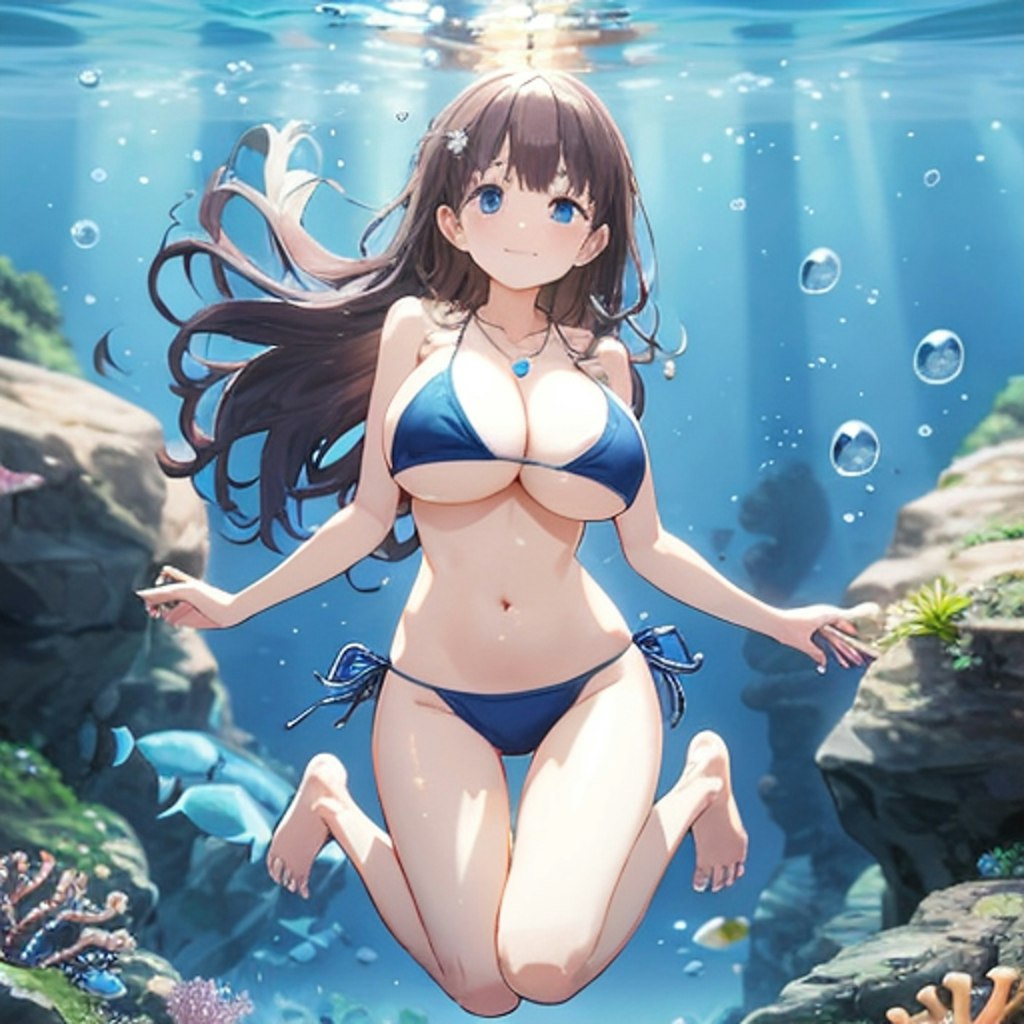 swiming girl