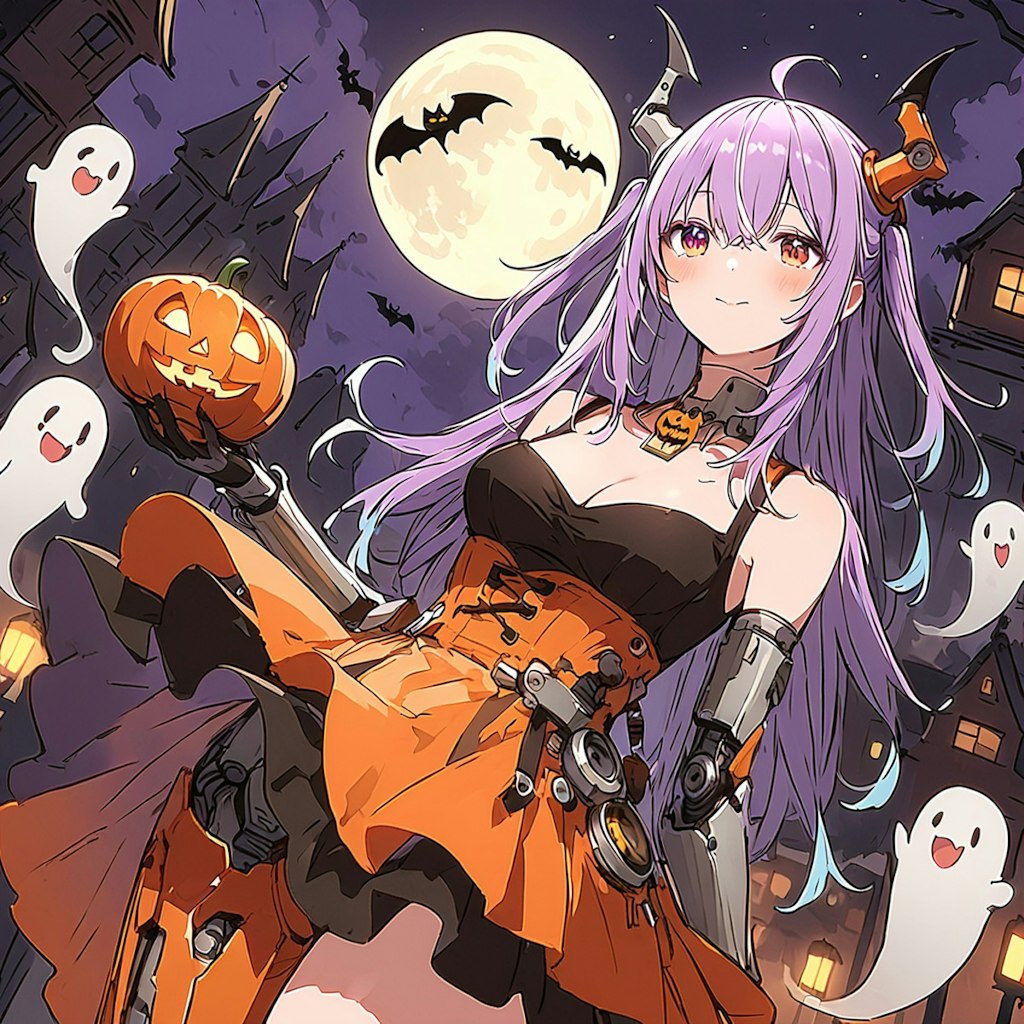 ロボ少女のハロウィン