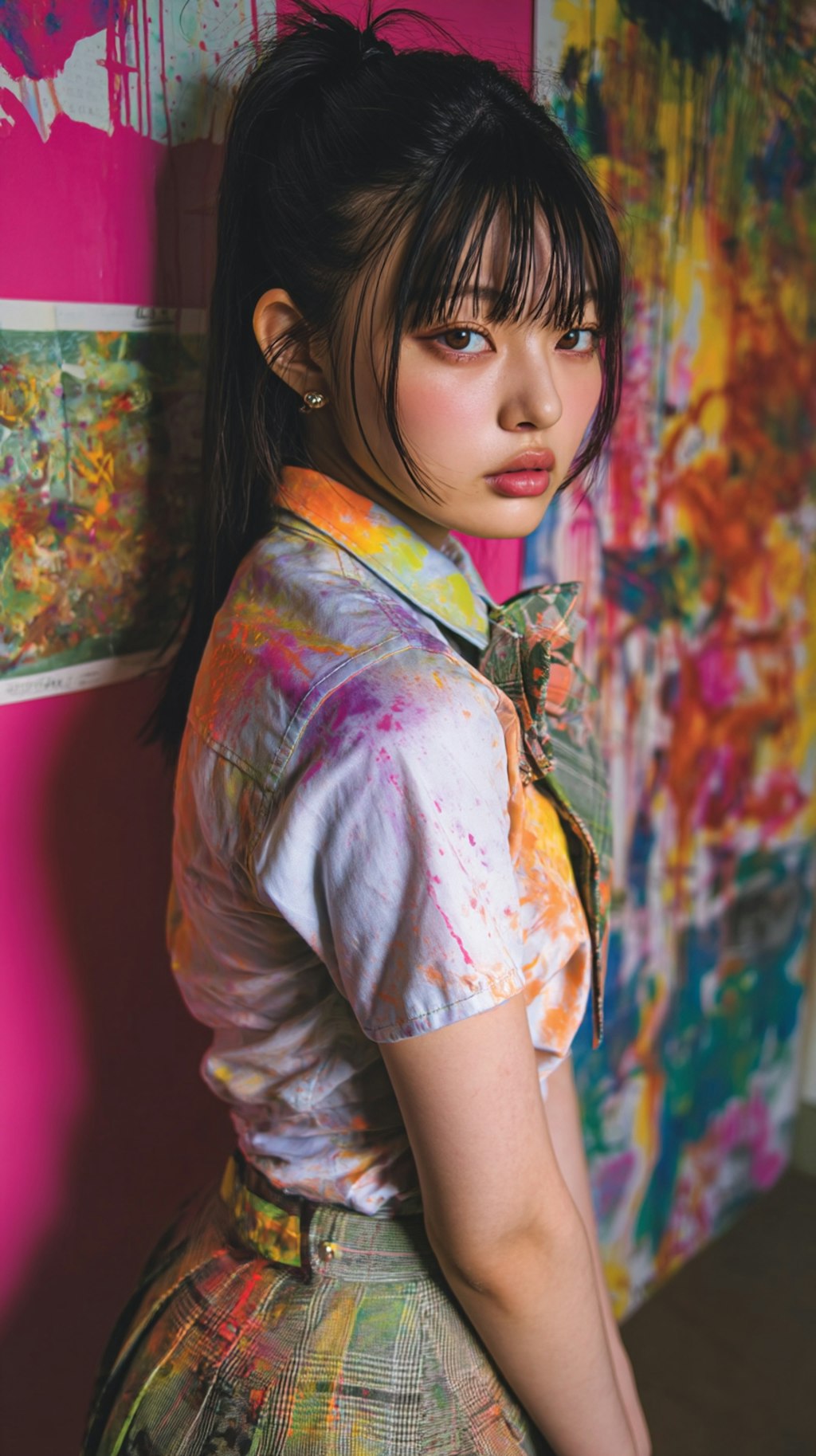 An explosion of colors.