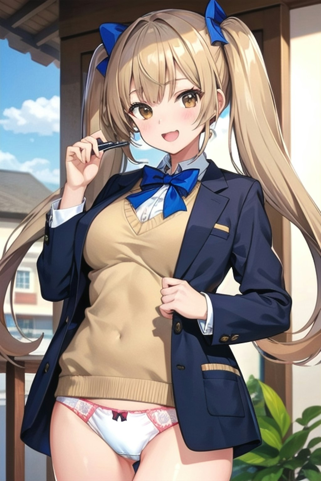 School twintails girl