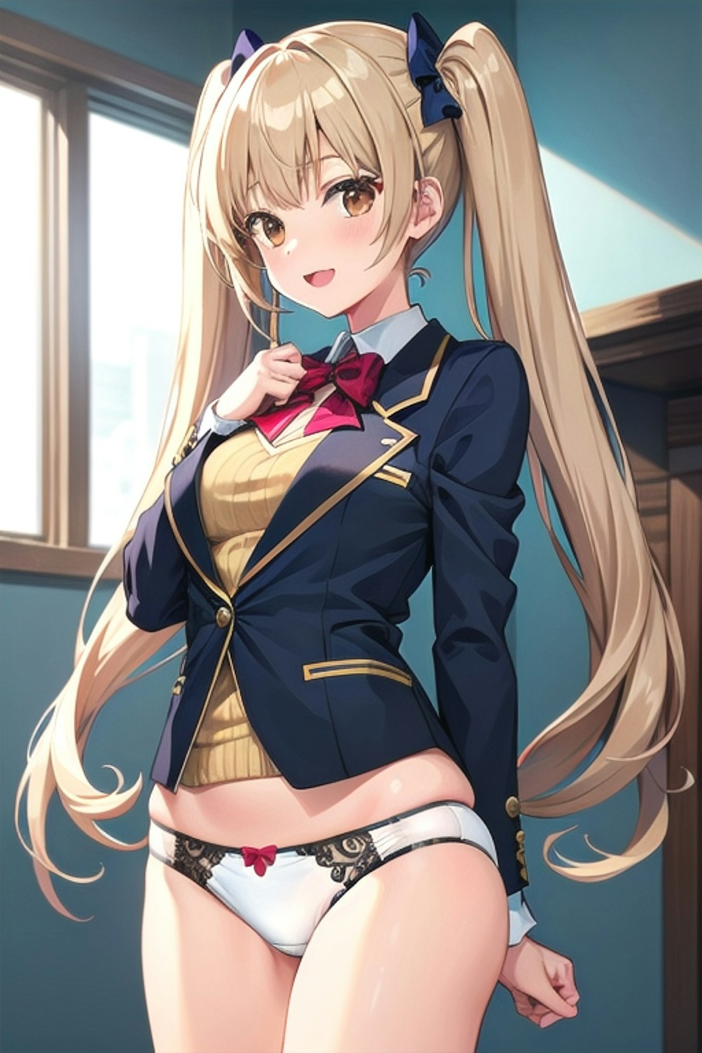 School twintails girl