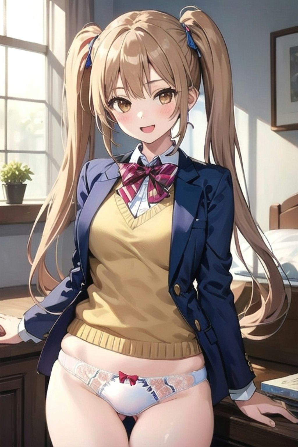 School twintails girl