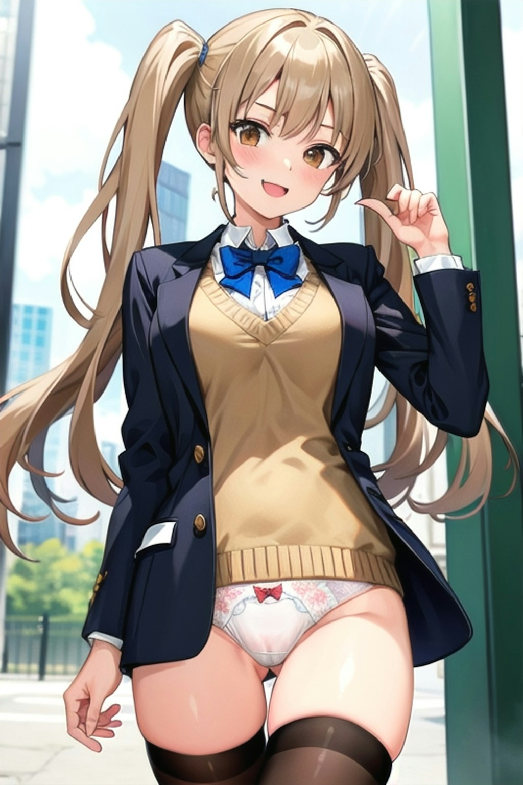 School twintails girl