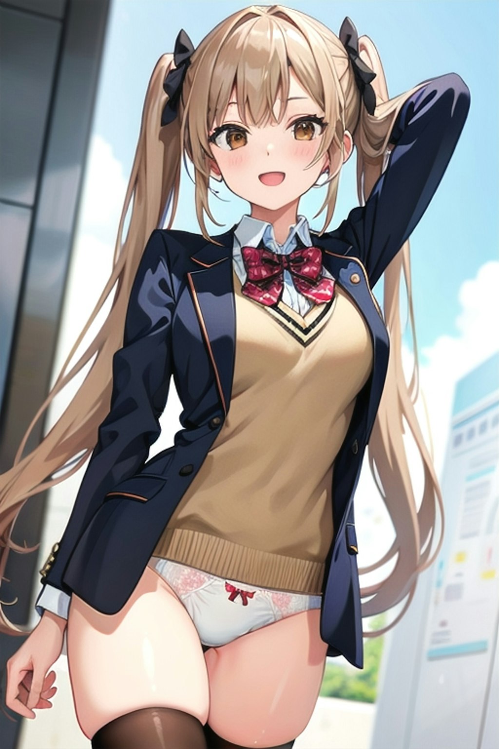 School twintails girl