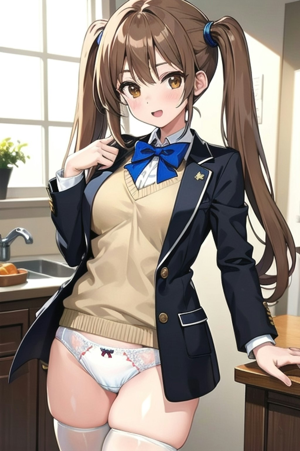 School twintails girl