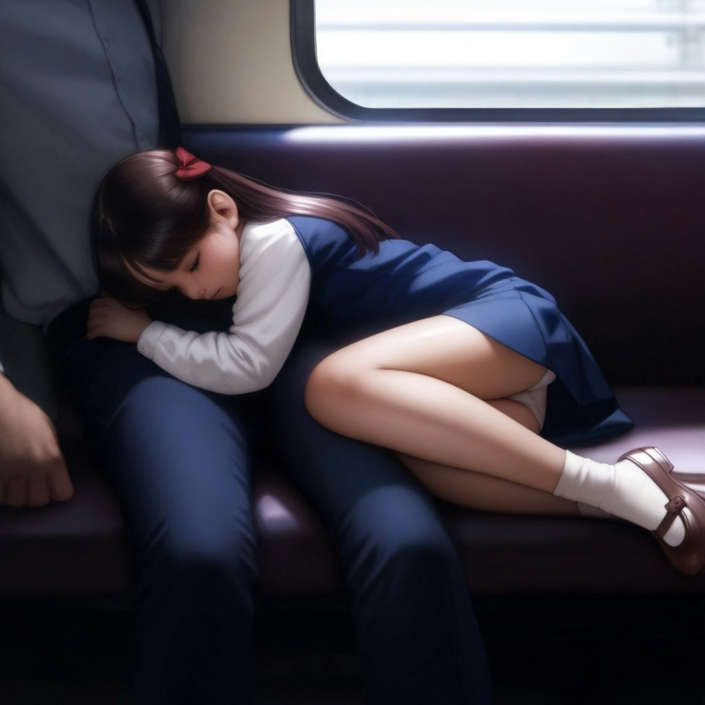 電車の中の眠り姫