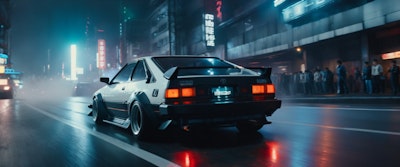 AE86 on the streets on Tokyo