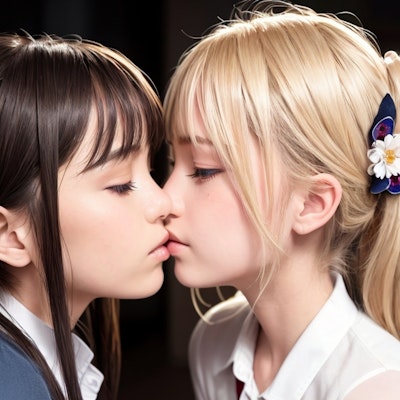 百合 girls kiss_2r