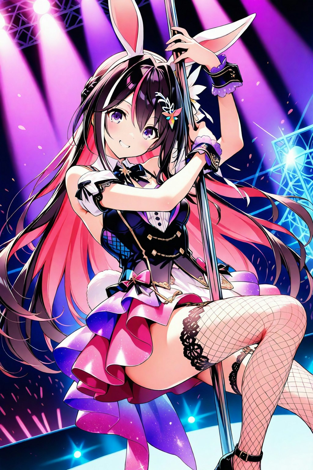 Azkiのポールダンス