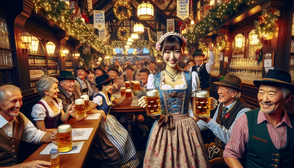 ビールお待ち！