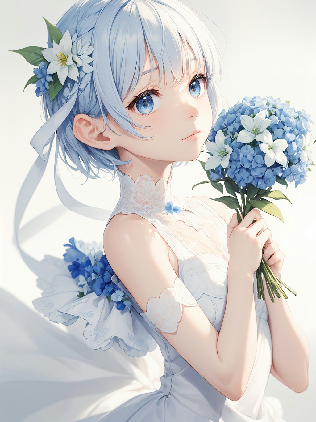 blue flower