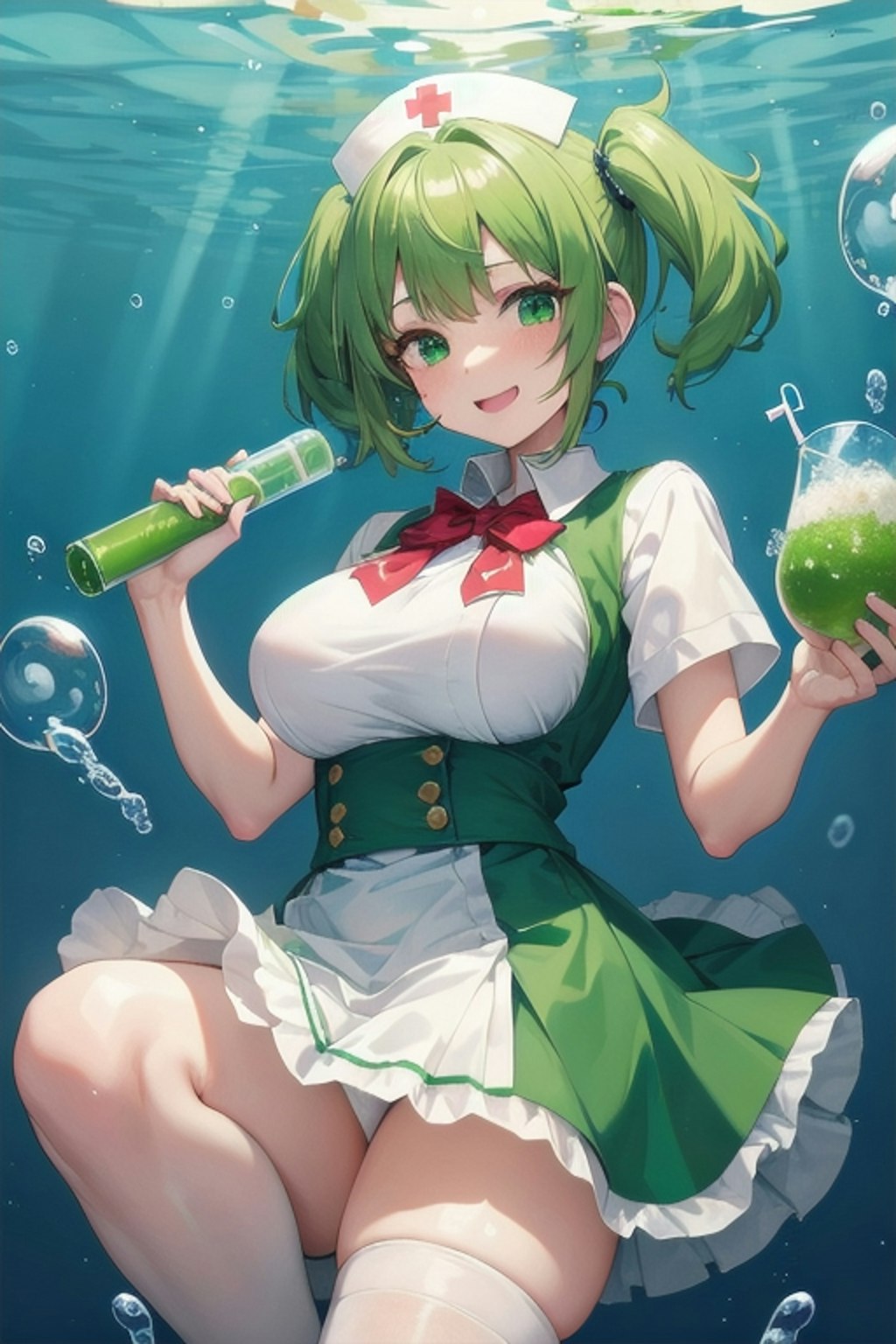 炭酸少女〜白衣の天使💚lime soda〜