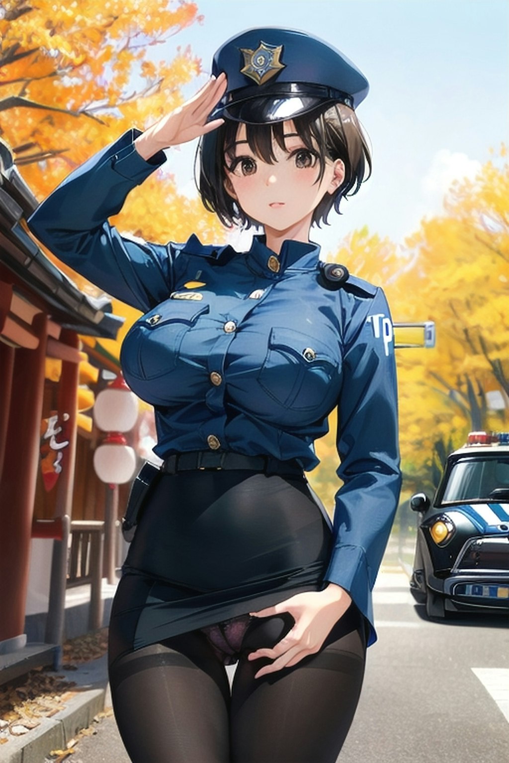 ２５日の女性警察官２