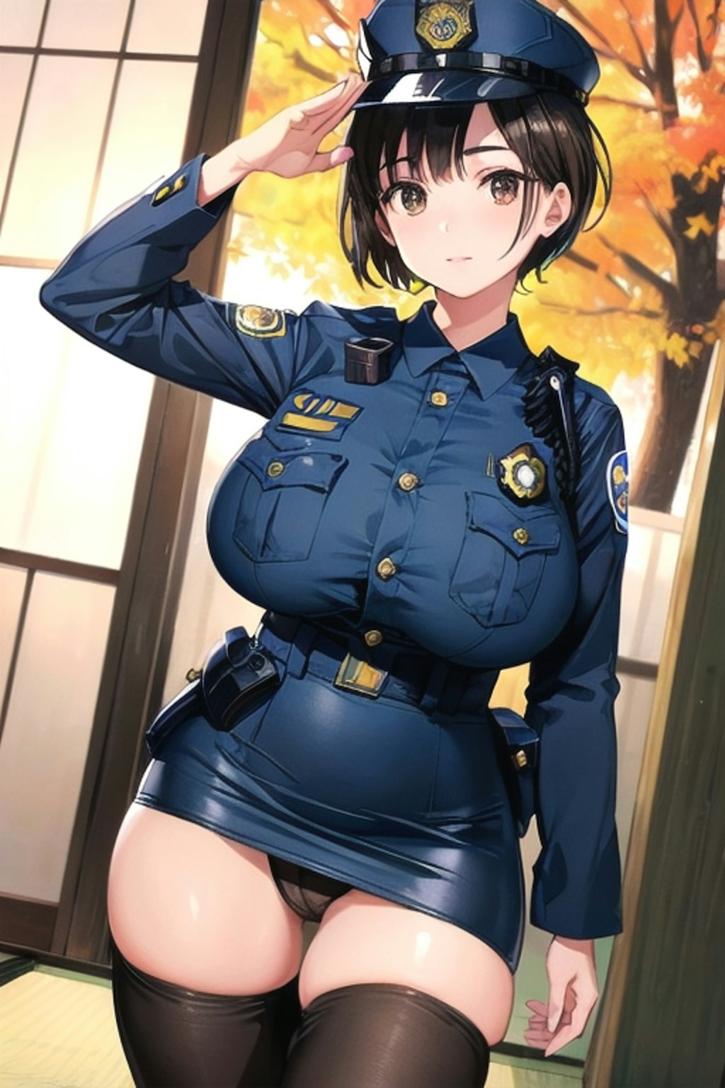 ２５日の女性警察官２