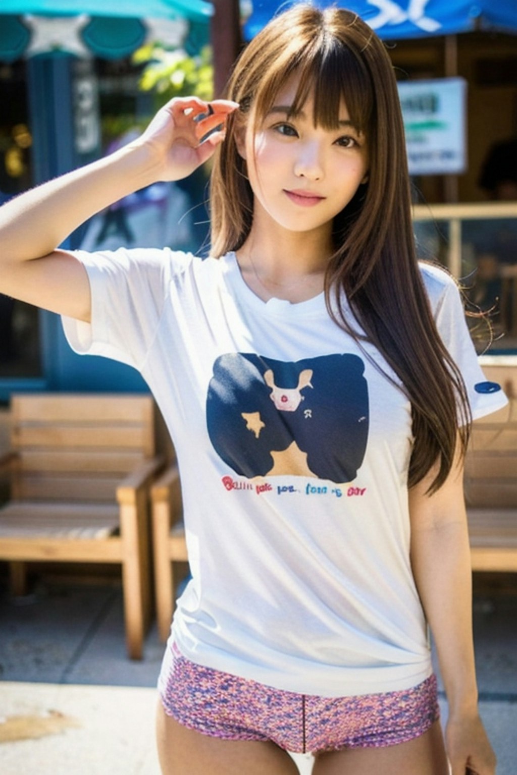 Tシャツ娘たち