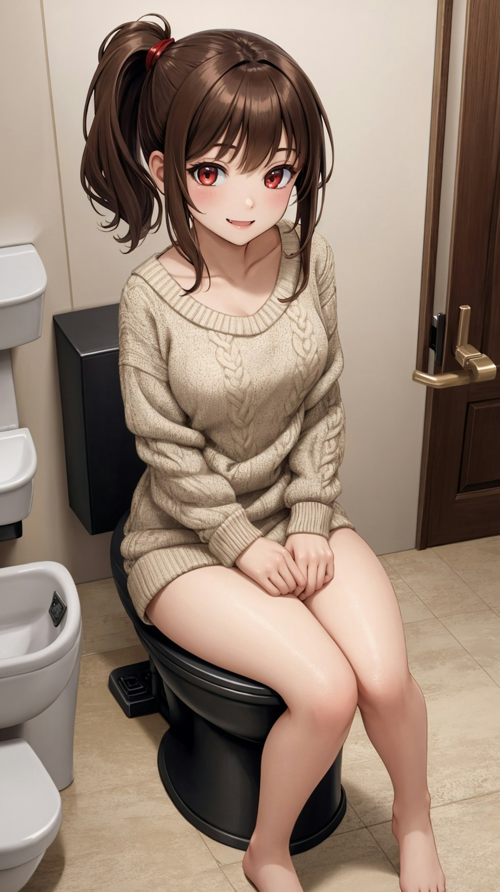 11月10日はトイレの日　全年齢版　単にトイレに座ってもらっただけでR指定の要素は皆無です。