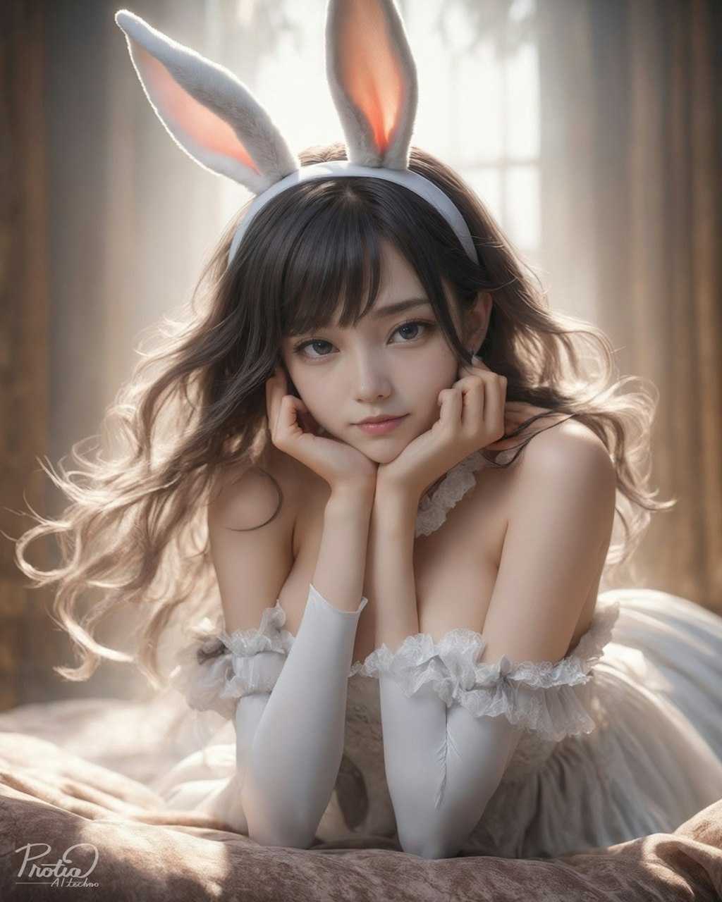 White Bunny Girl