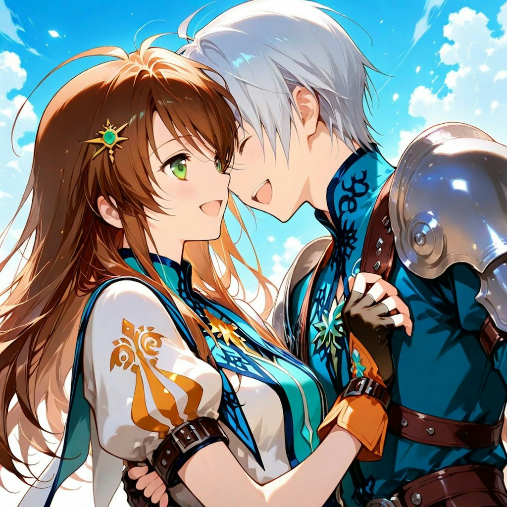 スチル風男女