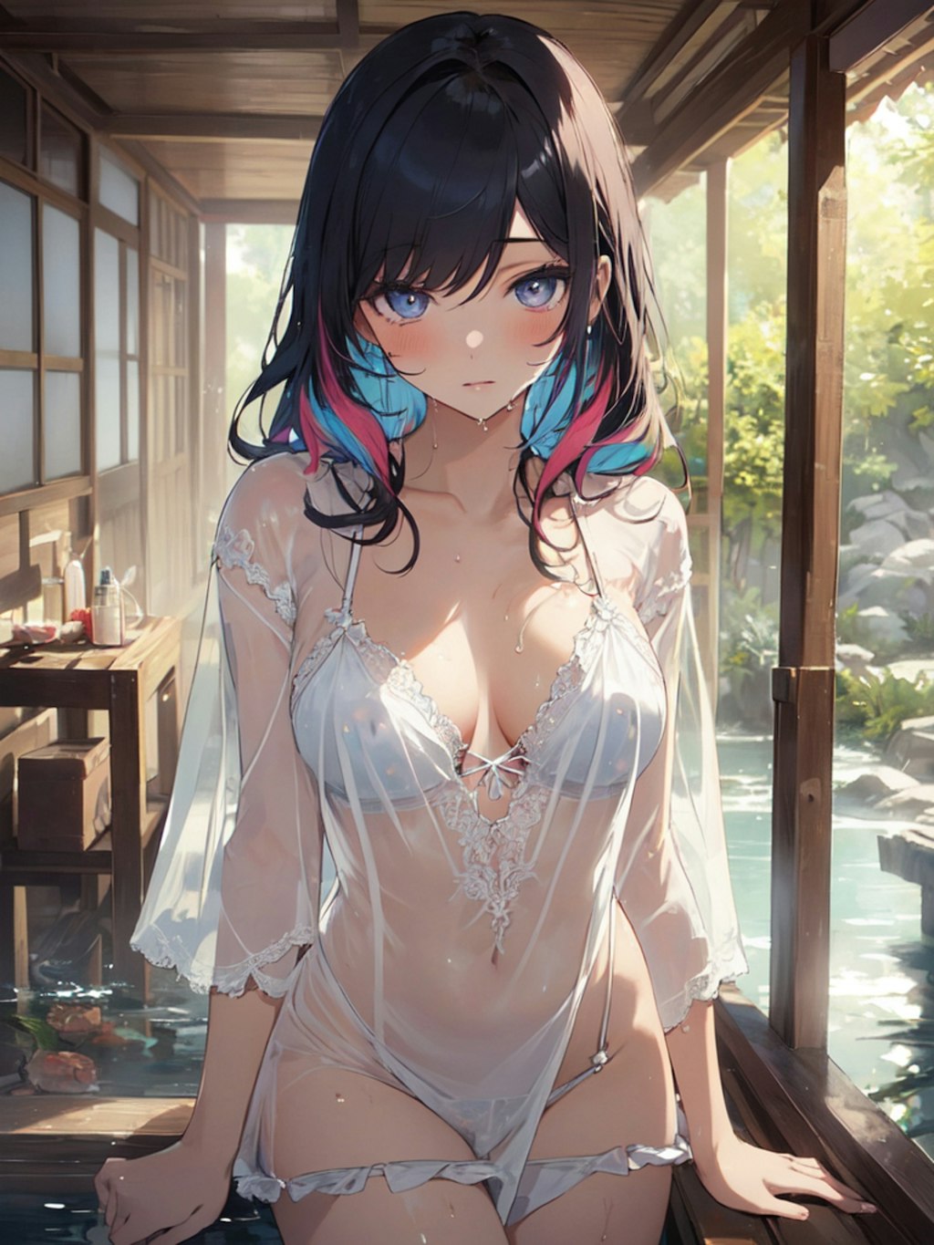 温泉少女