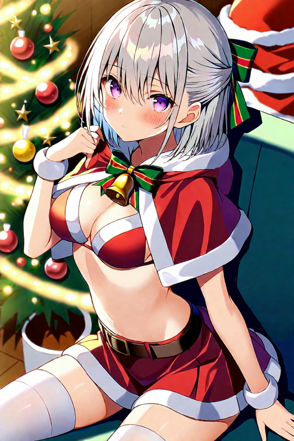 (740HQ)銀髪ちゃんクリスマス