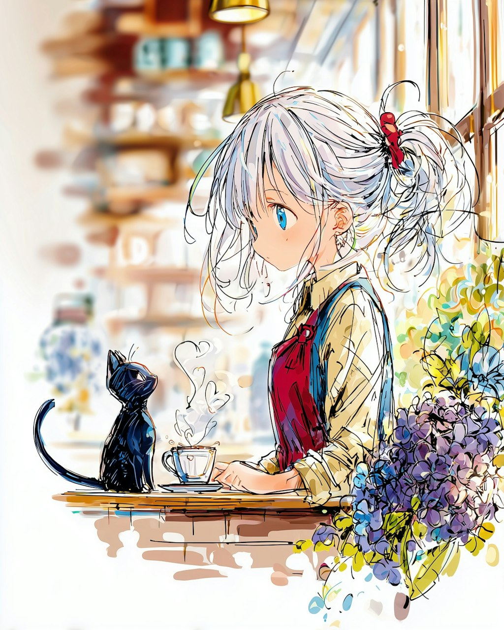 見つめ合うふたり