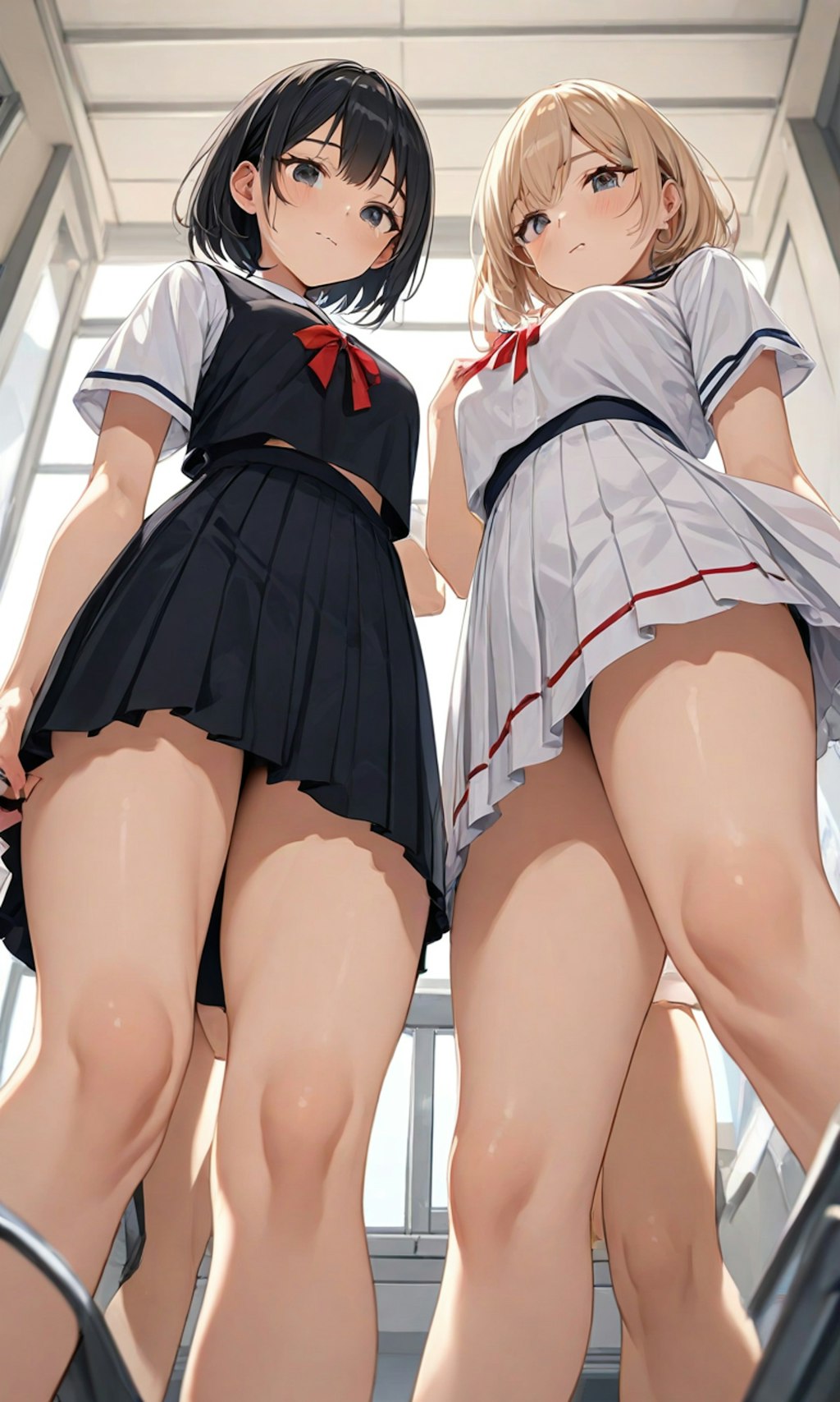 パンチラとセーラー服と眼鏡と女子高校生と