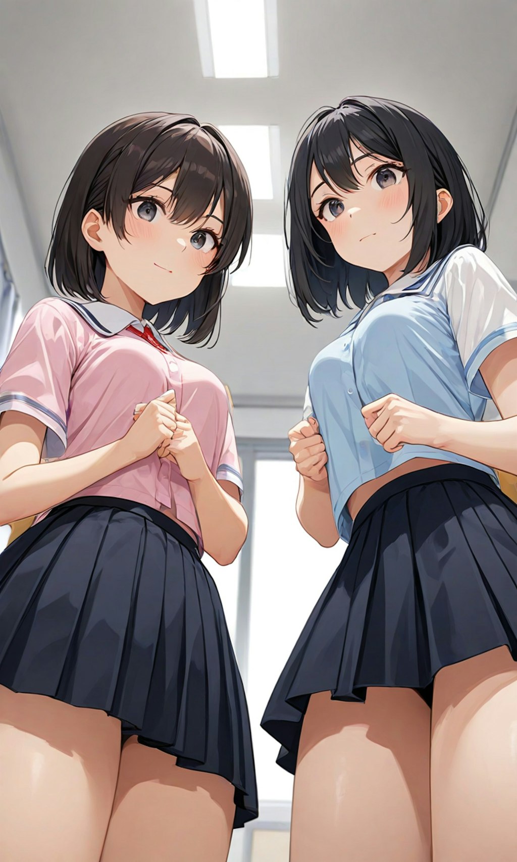 パンチラとセーラー服と眼鏡と女子高校生と