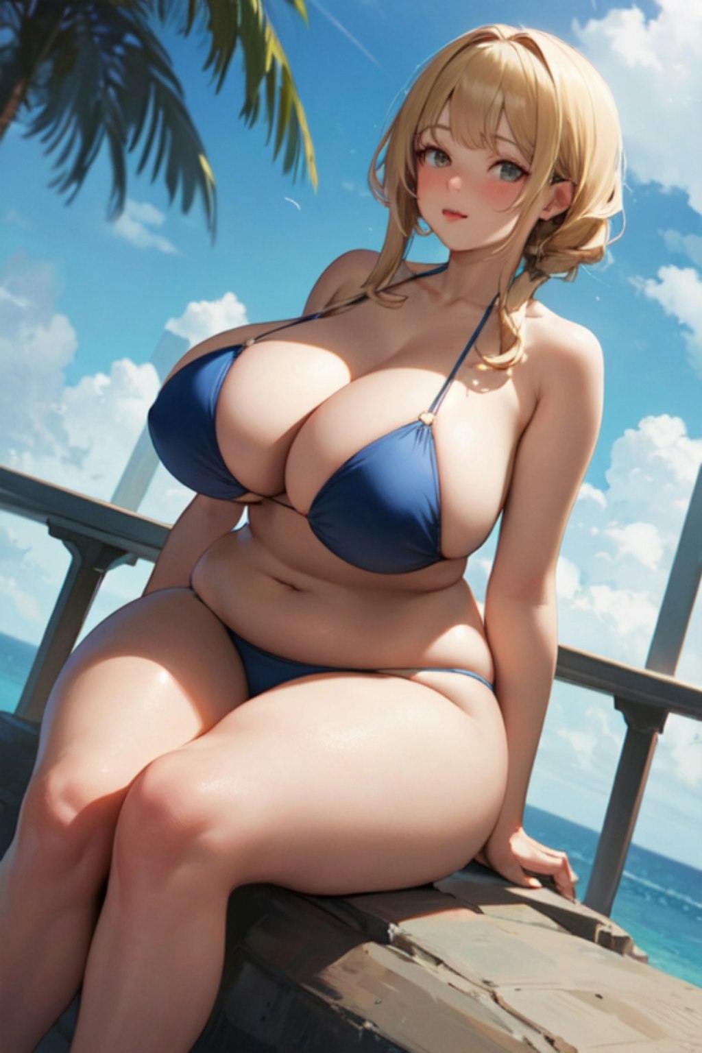 ビキニ爆乳さん