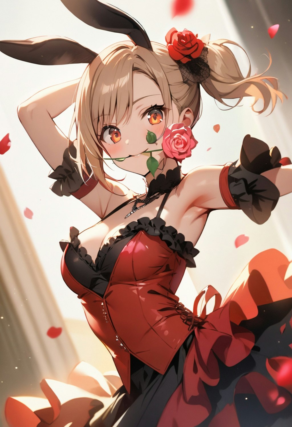 薔薇🌹を咥えて踊らせたい