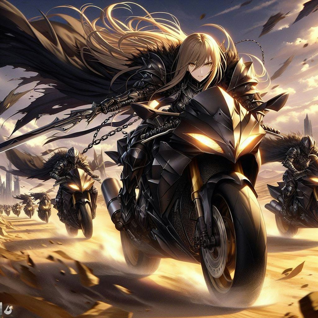 ブロンドの女騎士さん249(バイク乗り軍団Ⅱ)