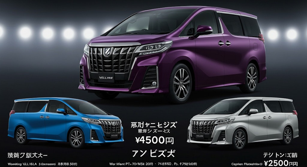 ヴェルファイア　　広告風