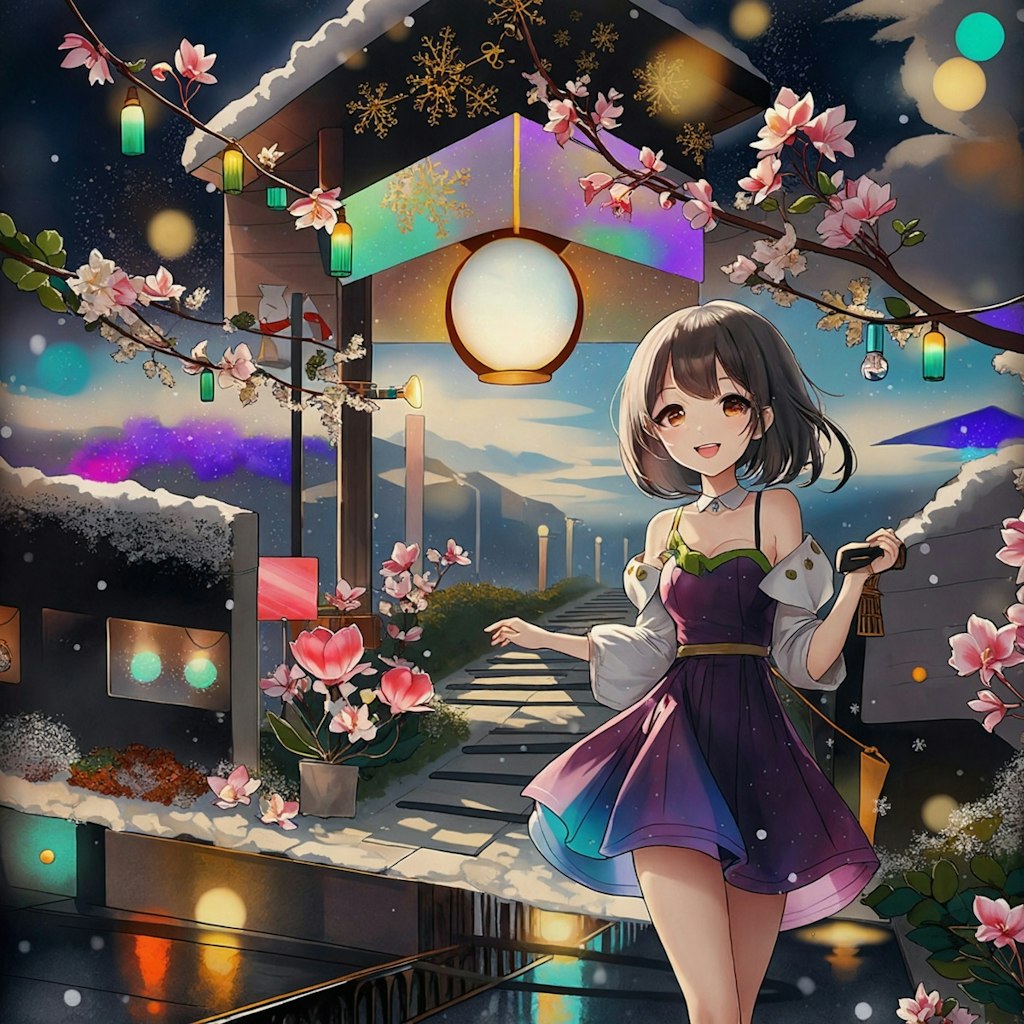 シクラメンの花娘