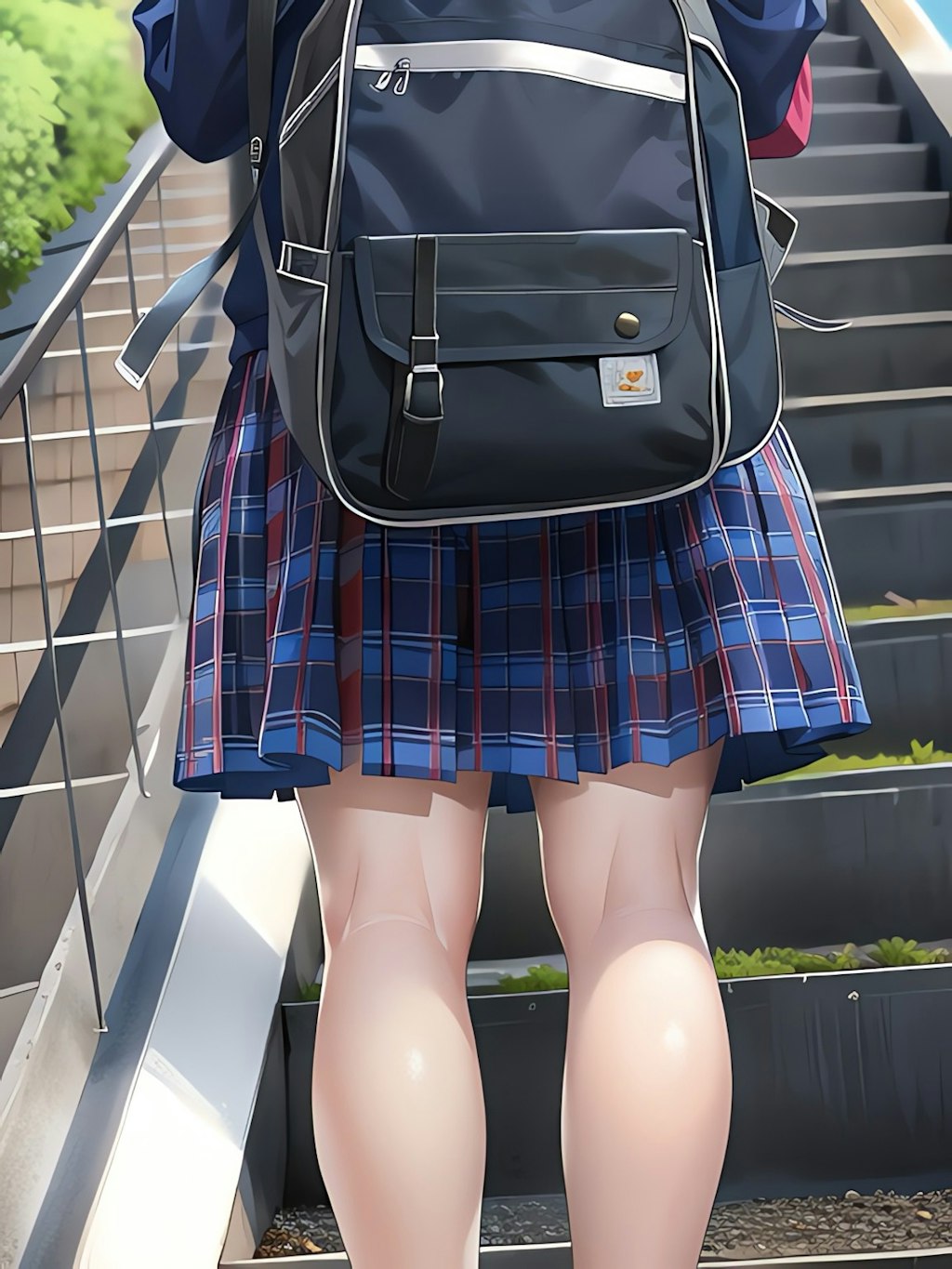 女子高生のふともも！