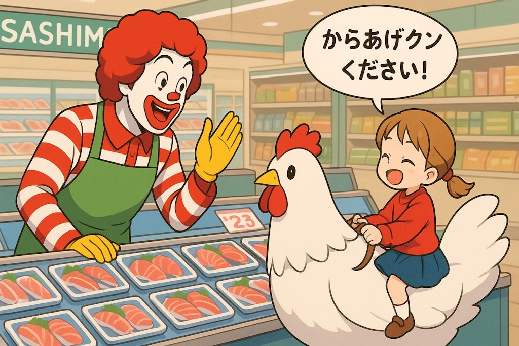 からあげクンください！