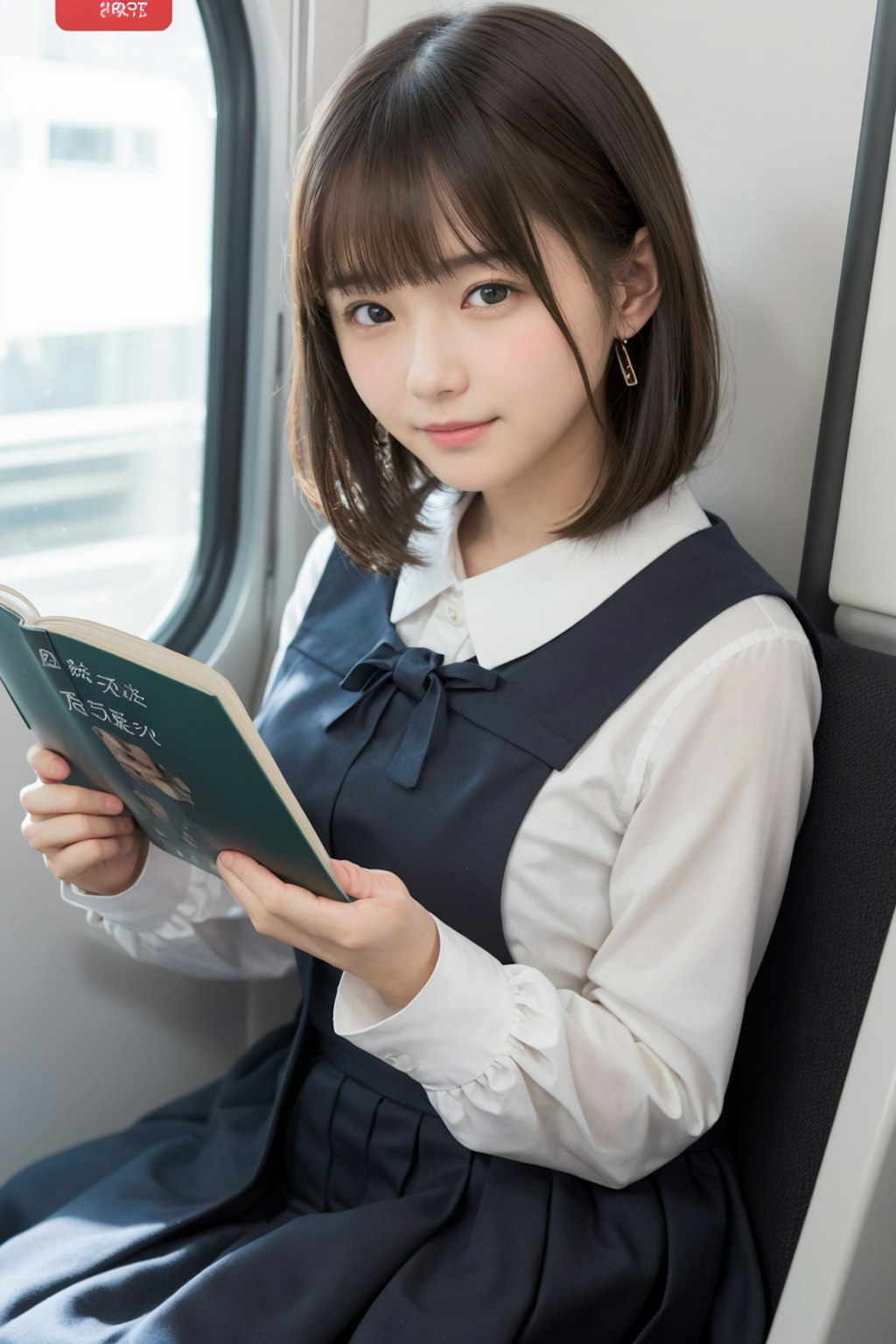 本を読む女の子