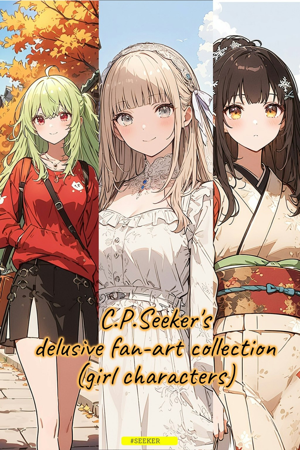 C.P.Seekerさんによるファンアート(嘘) 【女の子キャラ編】