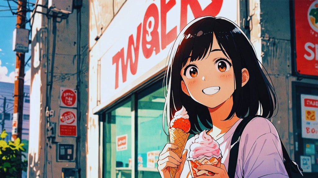 アイスクリーム食べる？