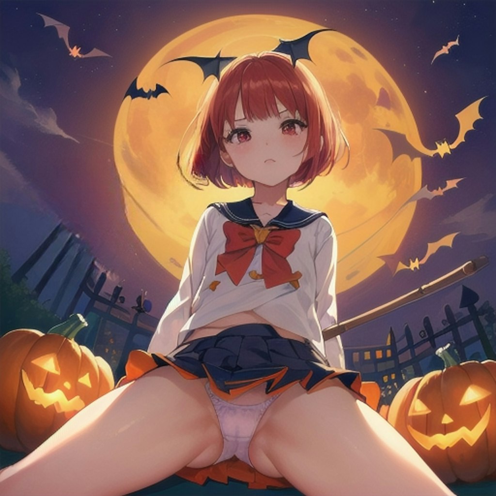 ハロウィンの女の娘5　「別に恥ずかしくないもん。」