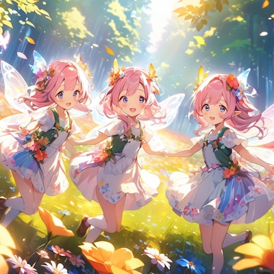花の三妖精