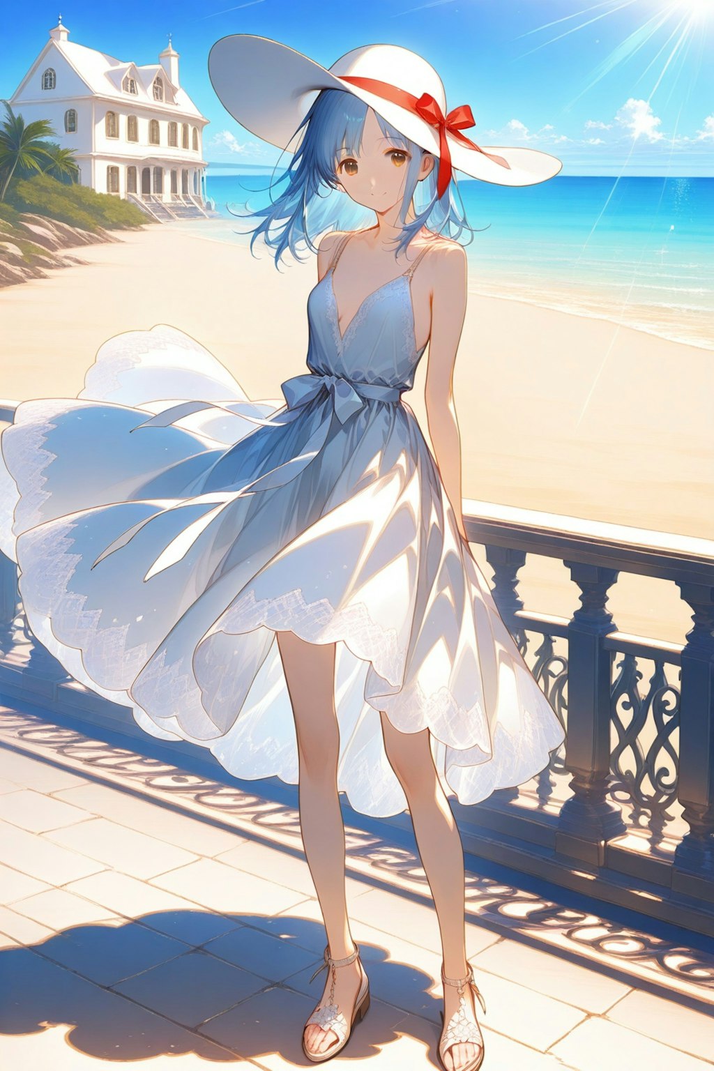 海と少女