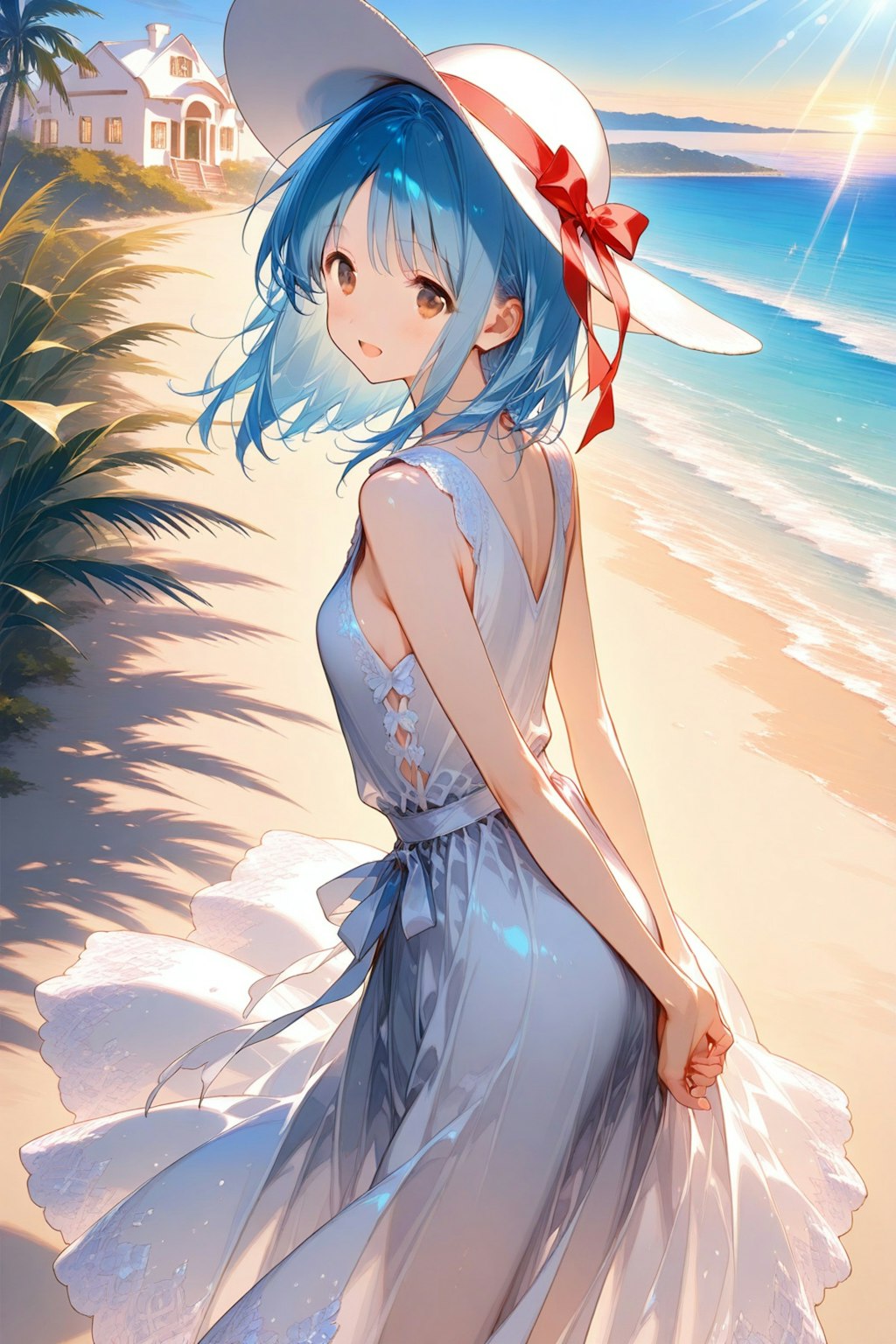 海と少女